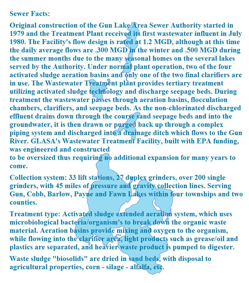 Lakes Sewer Text 2 - Gun Lake Area Sewer AuthorityGun Lake Area Sewer
